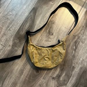 Baggu tan small crescent bag